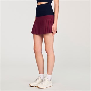 Renk Geçişli Triko Mini Etek