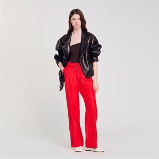 Saf Yün Karışımlı Pantolon
