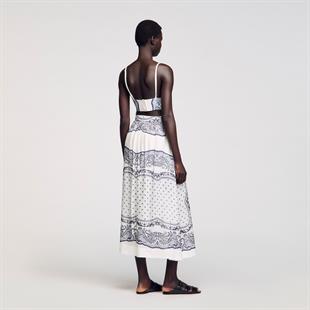 Şal Desenli Büstiyer