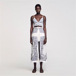 Şal Desenli Büstiyer