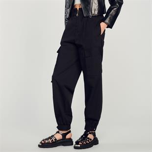 Siyah Kargo Pantolon