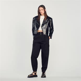 Siyah Kargo Pantolon