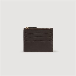 Süet Geçişli Deri Kartlık