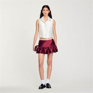 Taş İşlemeli Askılı Gömlek