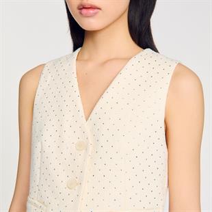 Taş İşlemeli Yelek