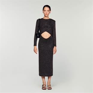 Taşlı Maksi Elbise