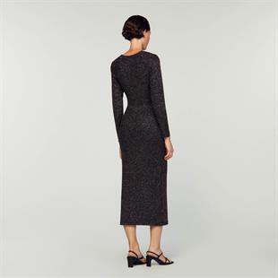 Taşlı Maksi Elbise