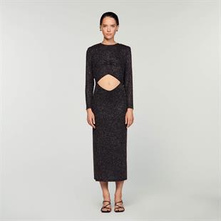 Taşlı Maksi Elbise