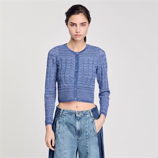 Zikzak Desenli Hırka