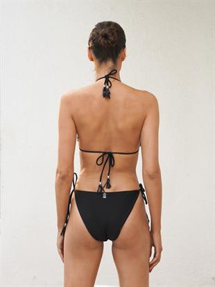 Amaris Siyah Boncuklu Bikini