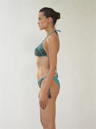 Naia Turkuaz Boncuklu Bikini