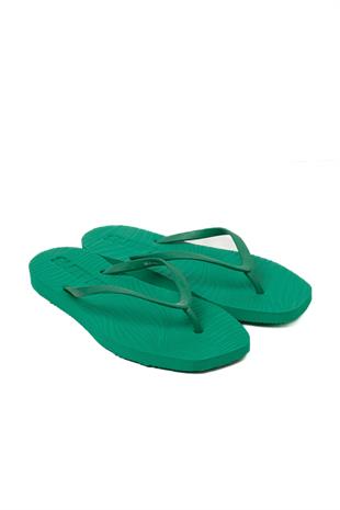 Yeşil Kadın Plaj Terliği