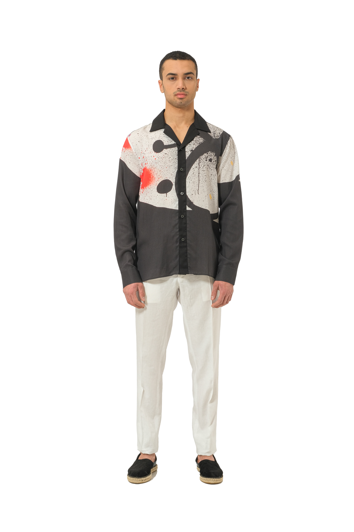 Beyaz Keten Pantolon