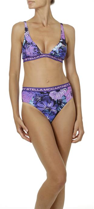 Floral Desen Yüksek Bel Bikini Altı