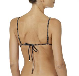 Gri Logo Desen Bikini Üstü
