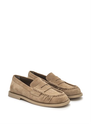 Camel Süet Loafer