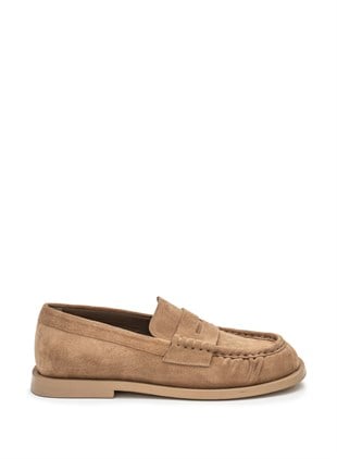 Camel Süet Loafer