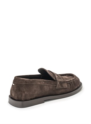 Kahverengi Süet Loafer