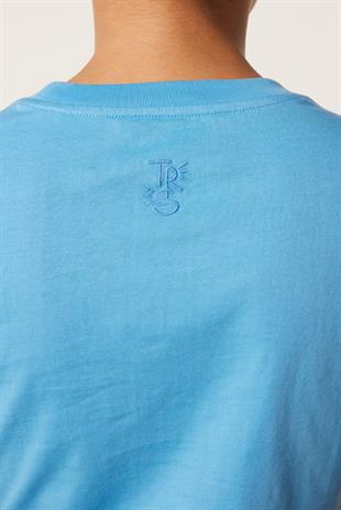 Balık Figür İşlemeli T-shirt