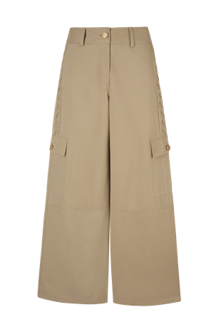 Bej Kargo Cep Pantolon