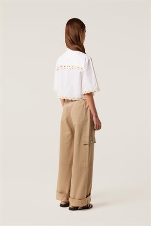 Bej Kargo Cep Pantolon