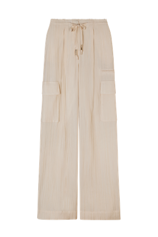 Ekru Kargo Cep Pantolon