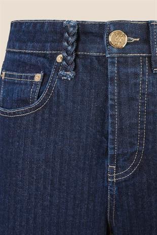 Geniş Paça Denim Pantolon