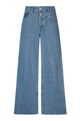 Geniş Paça Jean Pantolon