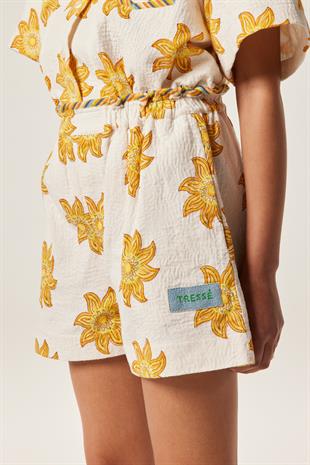 Güneş Desenli Şort