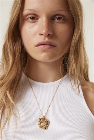 İnci Detaylı Kolye