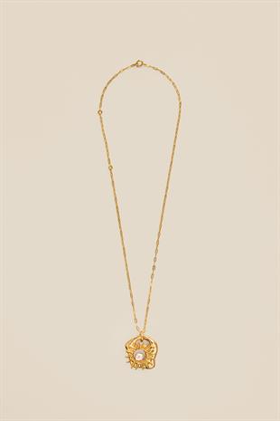 İnci Detaylı Kolye