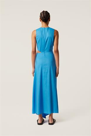 Uzun Yırtmaçlı Cut Out Elbise