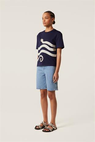 Yılan Figürlü T-shirt