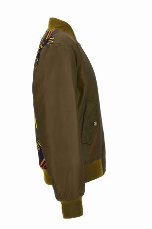 Haki Erkek Bomber Ceket