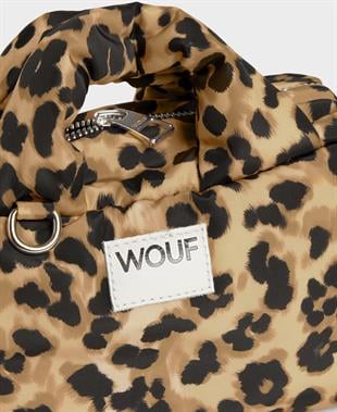 Leopar Desenli Mini Bowling Çanta