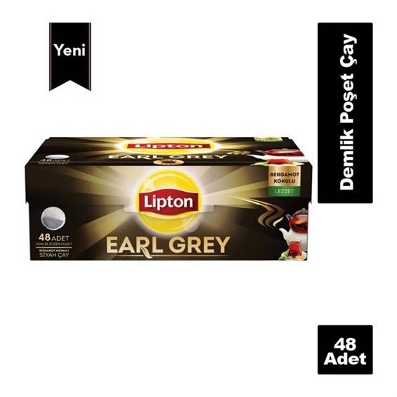 Lipton Earl Grey Demlik Poşet Çay 48'Li 153 Gr