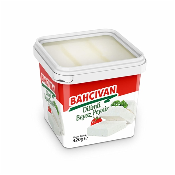 Bahçivan Beyaz Peynir TamYaglı Dilimli 420 G