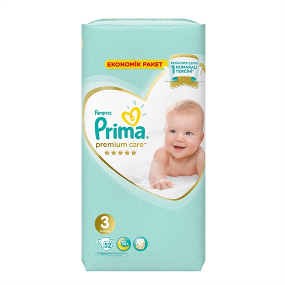 Prima Premium Care 2 Numara Mini 60'lı Bebek Bezi - Onur Market