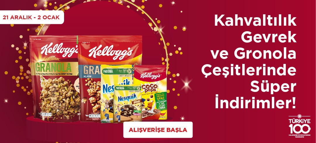 Kahvaltılık Gevrek ve Gronola Çeşitlerinde Süper İndirimler