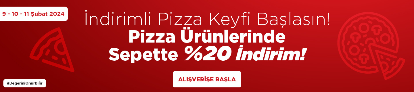 İndirimli Pizza Keyfi Başlasın!