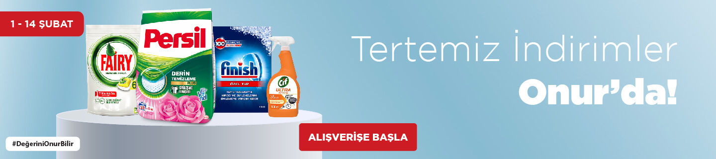 Tertemiz İndirimler Onur'da!
