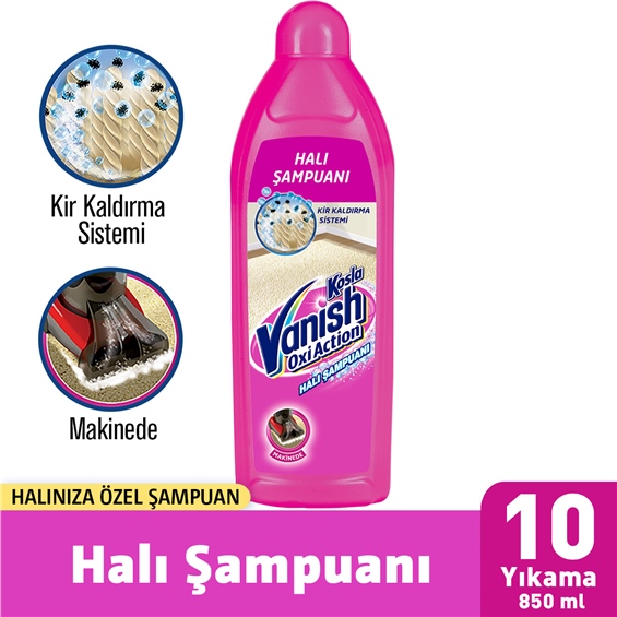 Vanish Kosla Halı Şampuanı - Makine 850 ml - Onur Market