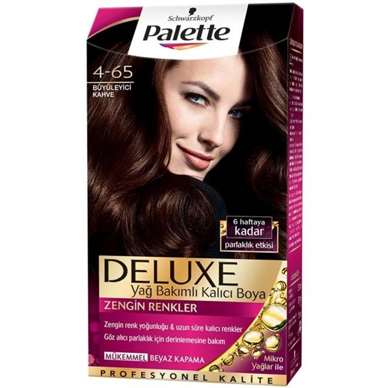 Palette Deluxe 4-65 Büyüleyici Kahve Saç Boyası - Onur Market