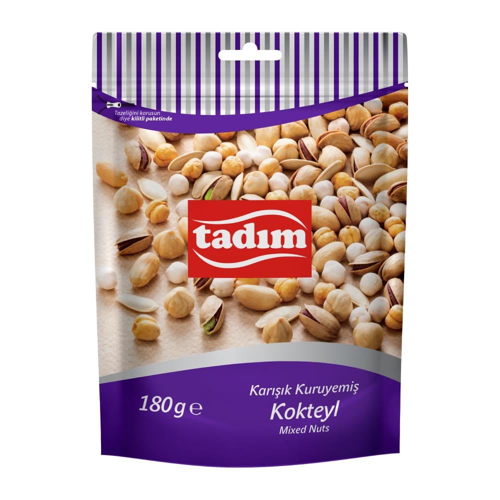 Tadım Kokteyl Karışık Kuruyemiş 180 gr