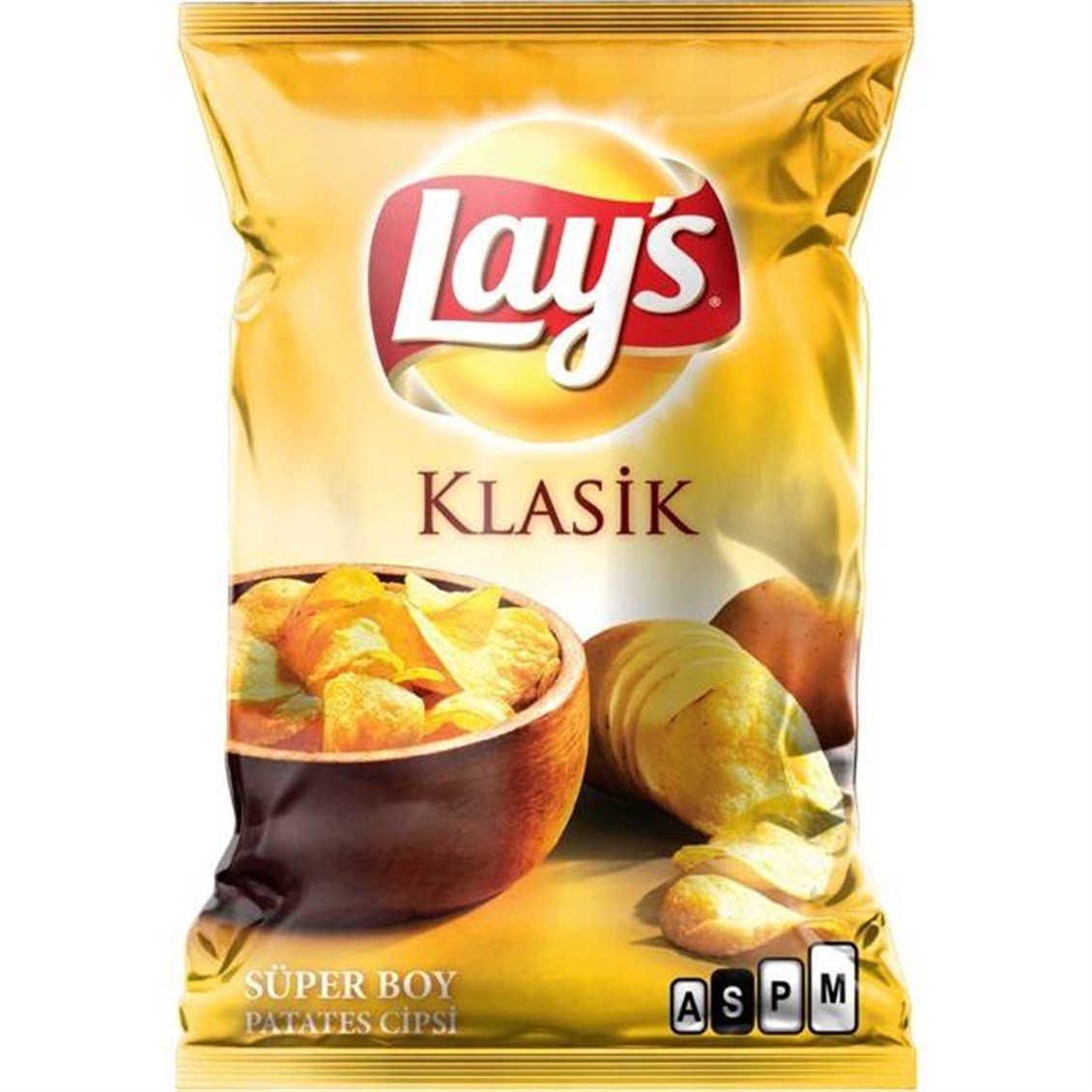 Lays Klasik Sade Patates Cipsi Süper Boy 107 Gr - Onur Market