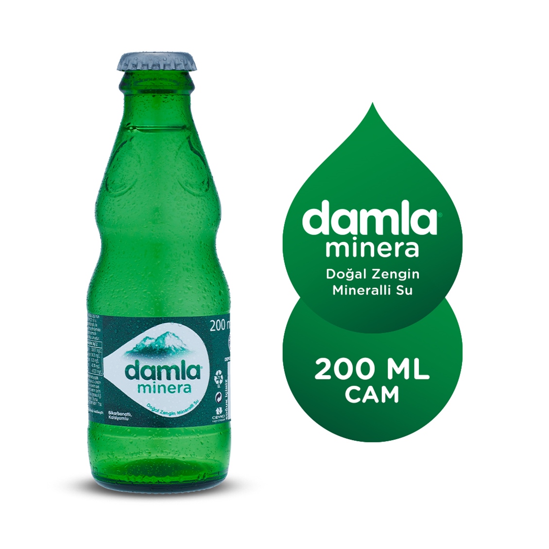Damla Minera Sade Soda 200 ml - Onur Market