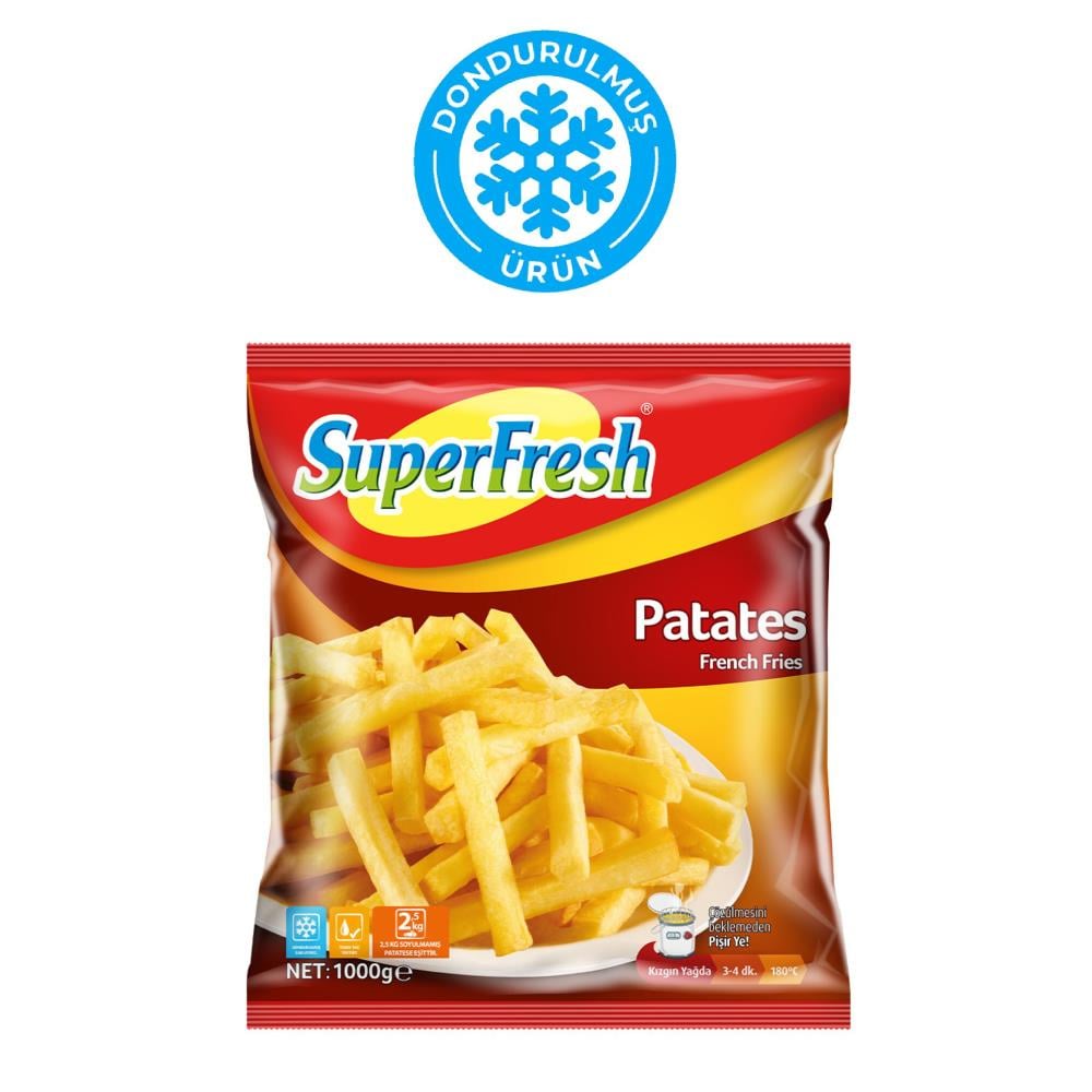 Superfresh Patates 1000 gr