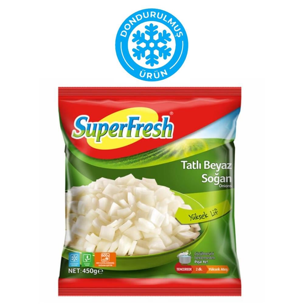 Superfresh Dondurulmuş Soğan 450 gr