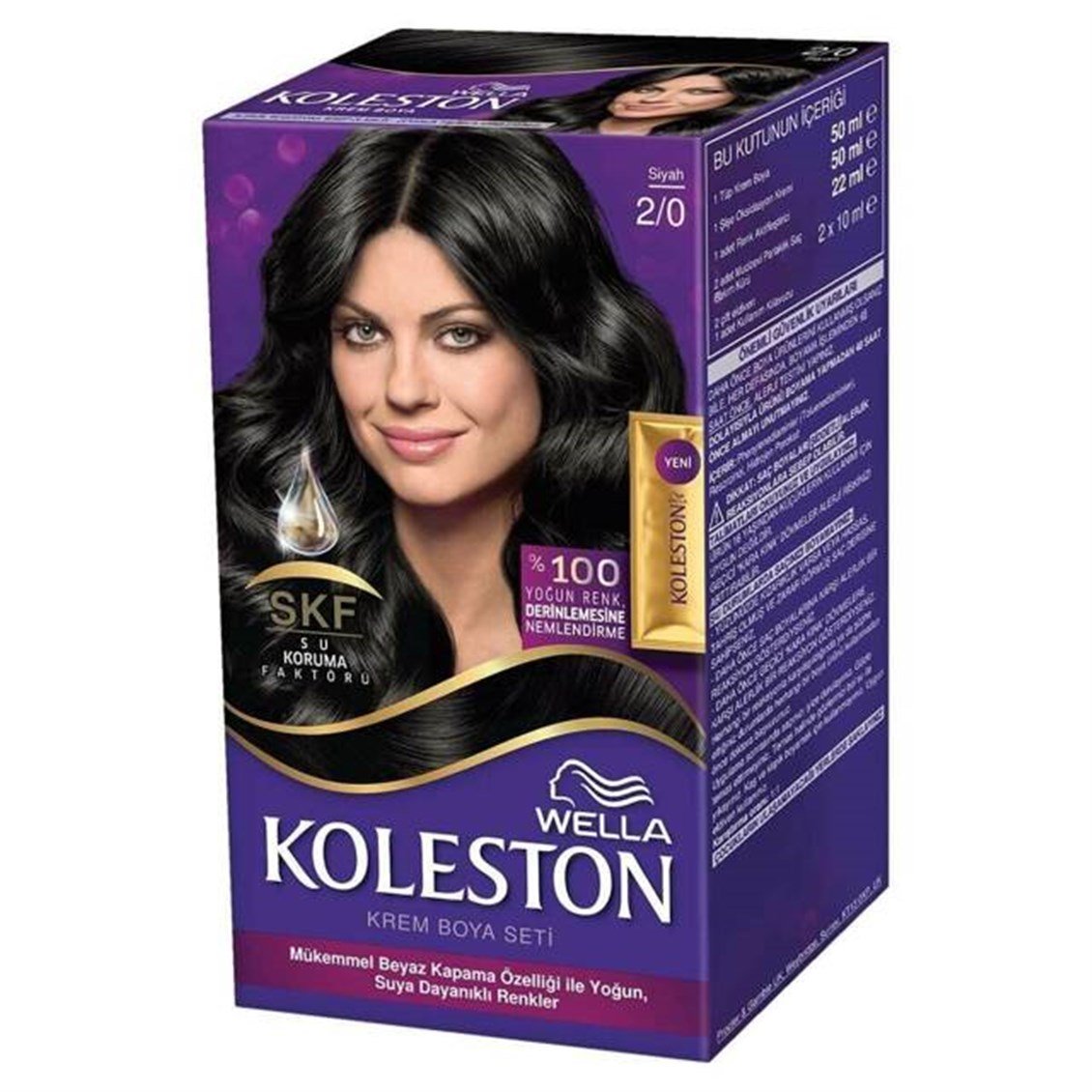 Koleston Wella Kit 2/0 Siyah Saç Boyası - Onur Market