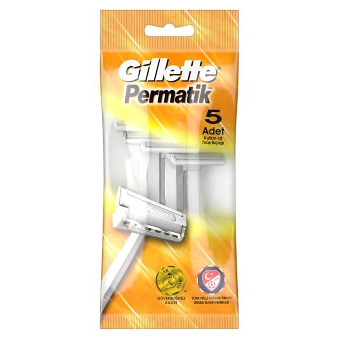 Gillette Permatik Kullan At Tıraş Bıçağı 5'li - Onur Market